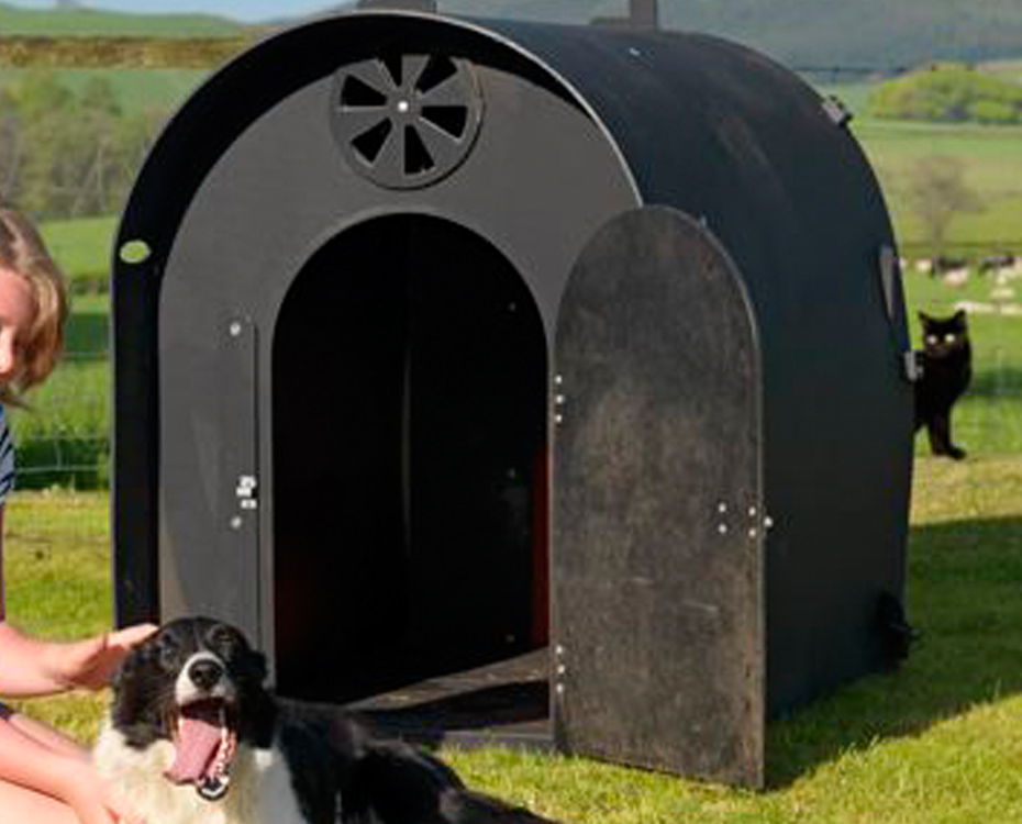 recycled plastic dog kennels