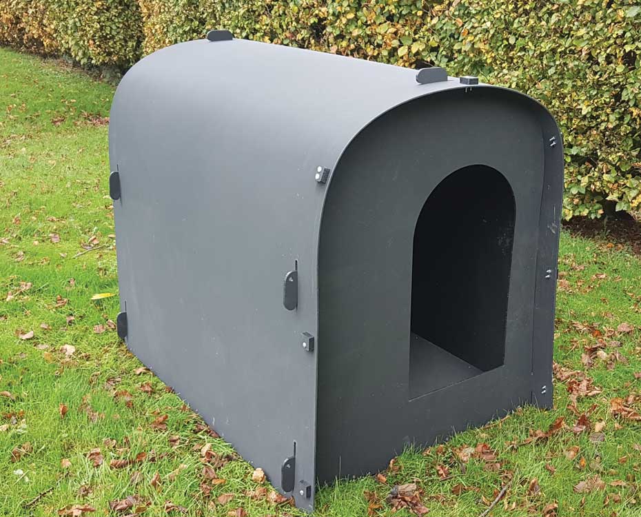 recycled plastic dog kennels