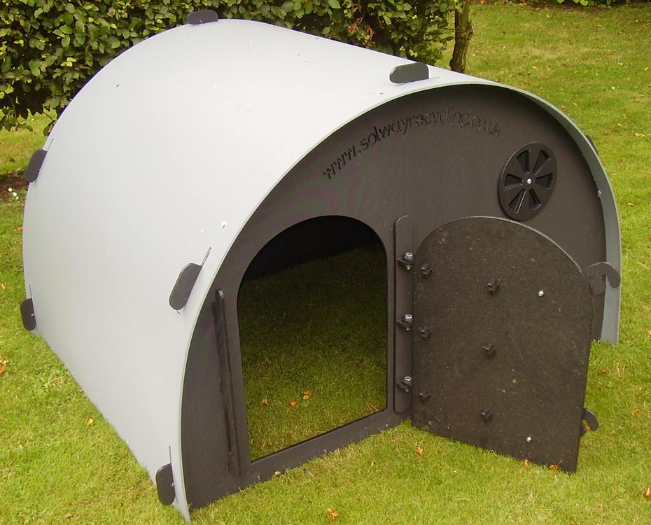 recycled plastic dog kennels